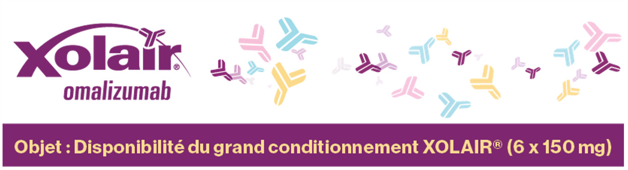 NOUVEAU : Disponibilité du grand conditionnement Xolair ®