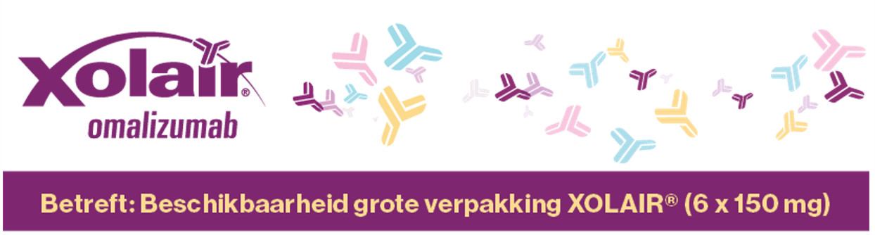 NIEUW! Beschikbaarheid grote verpakking Xolair®
